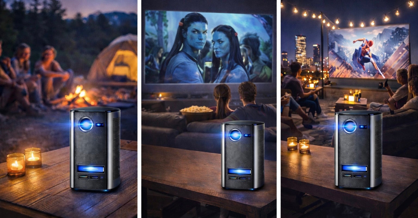 Mini rétro-projecteur portable HD-ND Project